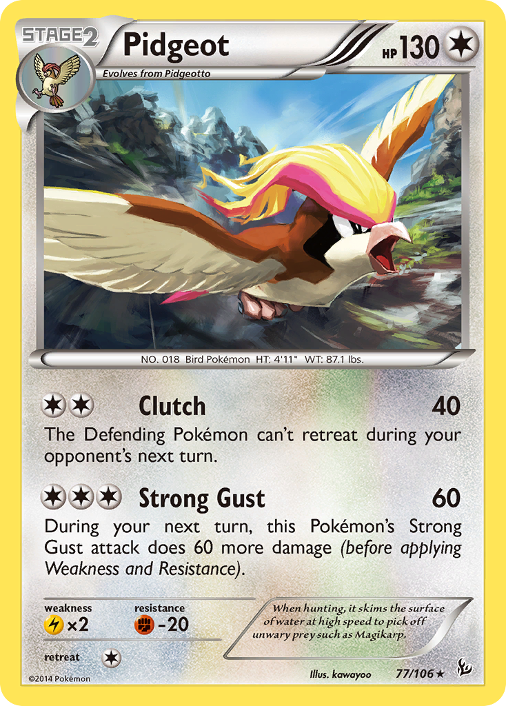Flashfire Pidgeot #77/106